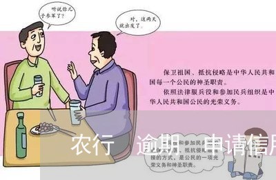 农行 逾期 申请信用卡